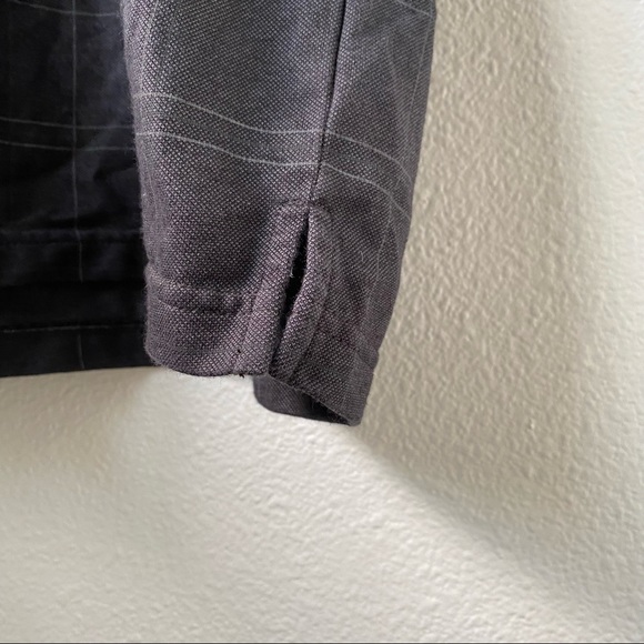 Van Heusen Grey Windowpane Polo - Picture 4 of 7